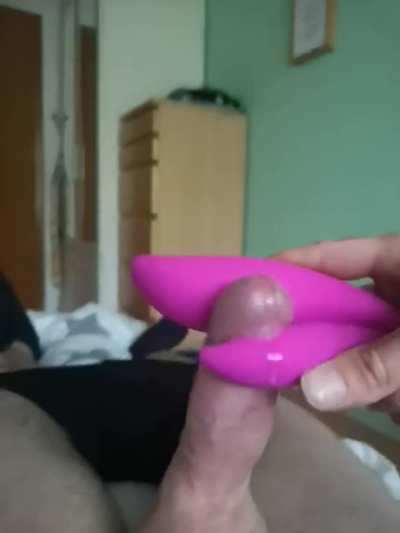 Huge Handsfree cum with Wifes Rabbitvibrator