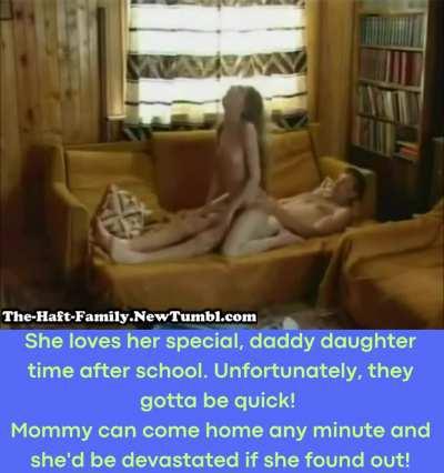 Mom catches husband with daughter