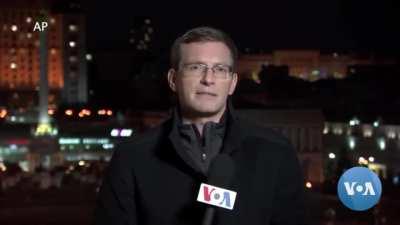 AP Journalist Gives Reports on Ukraine in 6 languages (English, Luxembourgish, Spanish, Portuguese, French, German)