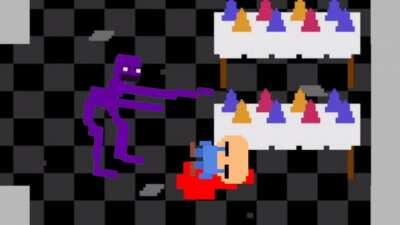 Purple Guy Vibin' While Killing A Child