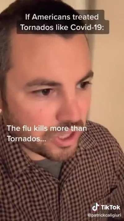 If Americans treated tornadoes like Covid-19