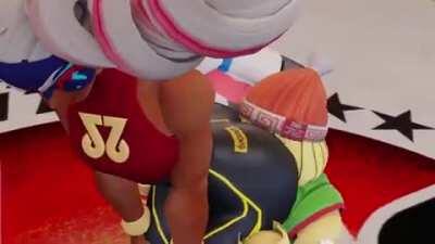 Min Min, Twintelle - Ass Kissing Her Way To Smash (Kishi) [Arms]