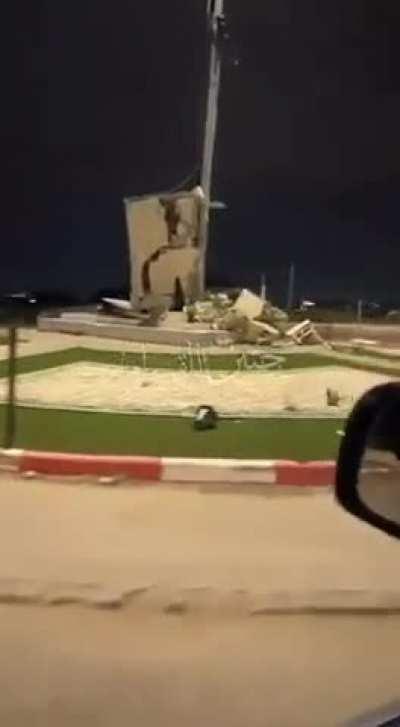 IDF destroy a statue in West Bank. Explanation?