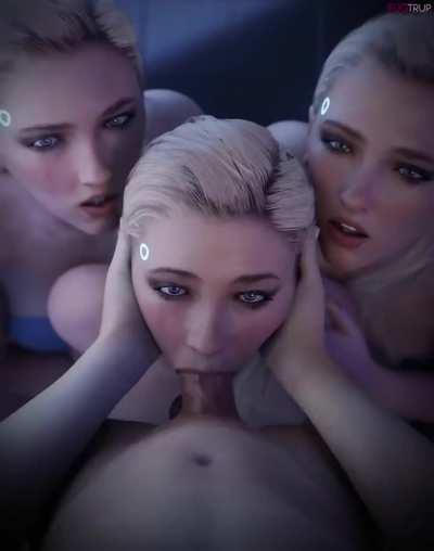 Trio of Chloe (Fugtrup) [Detroit: become human]