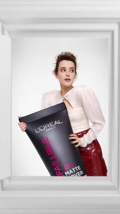 Katherine Langford in @lorealparis Instagram Reels 12/05/23