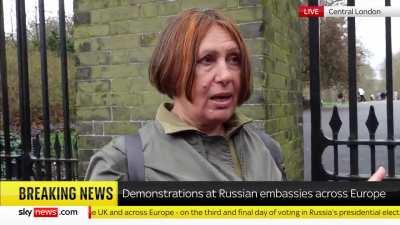 The SkyNews reporter did not expect such an answer': &quot;&quot;I will be voting for Putin. I am quite happy with him'&quot;
