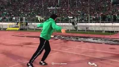 Raja Casablanca Fans coordination is something else