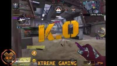 Karambit Knife B point Domination 4 enemies clean up in seconds , Must watch