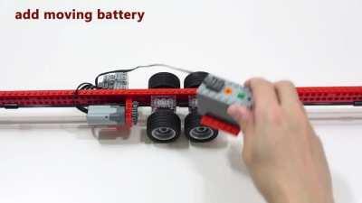 Making a Lego car that can cross gaps