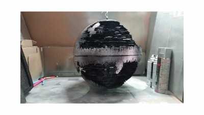 3d printed Death Star movie replica