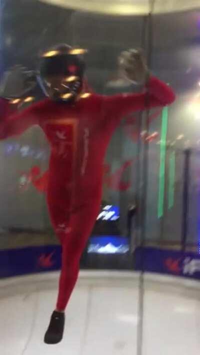 ifly instructor showing off.