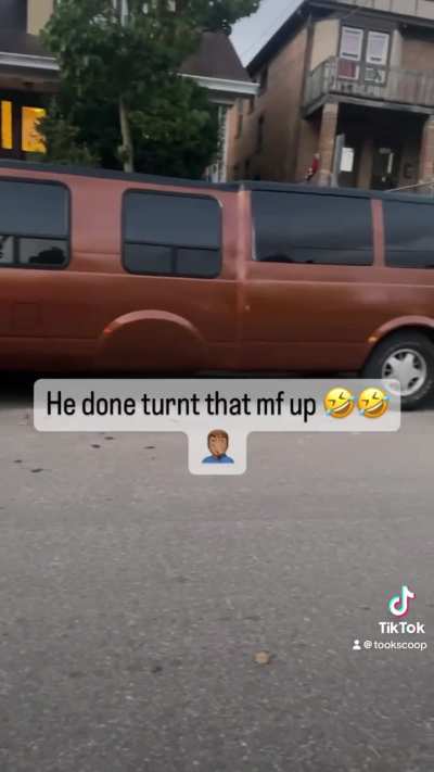 He upgraded the van 🤦🏽‍♂️🤣🤣