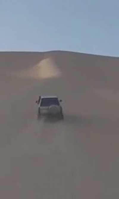 Amazing desert driving skills