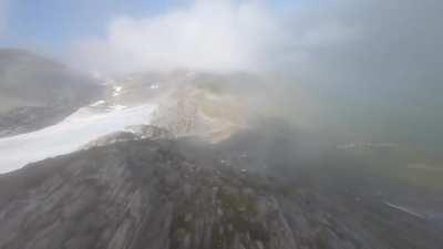 Mountain surfing in Norway