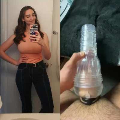 Fleshlight action for Abigail Shapiro