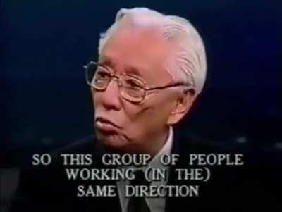 Sony co-founder Akio Morita on managment who treat companies like commodities, 1988