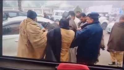 PTI candidate abducted in broad daylight by plain clothed people while Mr. Policeman kept watching. 