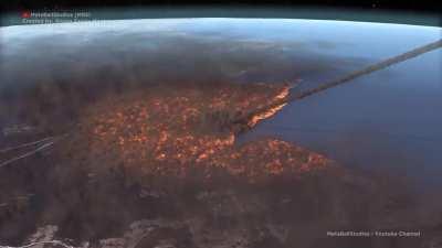 Asteroid Impact Comparison