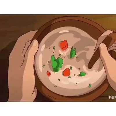 The way they make food in anime