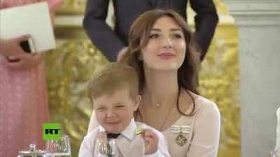 WCGW, tasting a lime at a ceremony