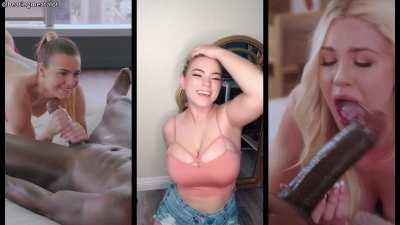 TikTok thots love showing off for BBC!