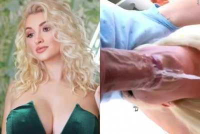 Anna Faith Sloppy Blowjob