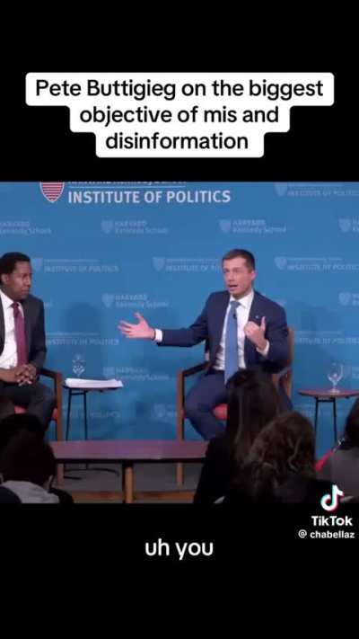 Pete Buttigieg on getting people to be able to determine what’s real and what isn’t real