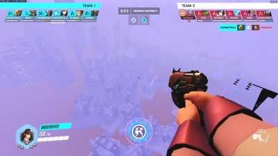 Weird glitch while playing mystery heroes on Volskaya