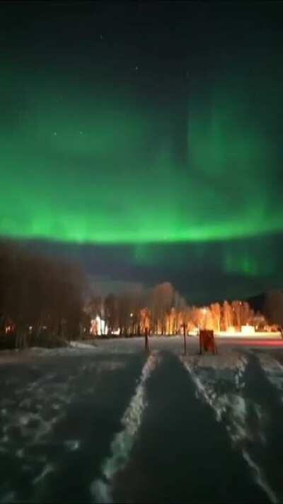 Aurora borealis in Norway