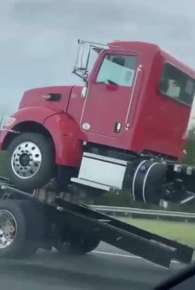 A truck... carrying a what now ?