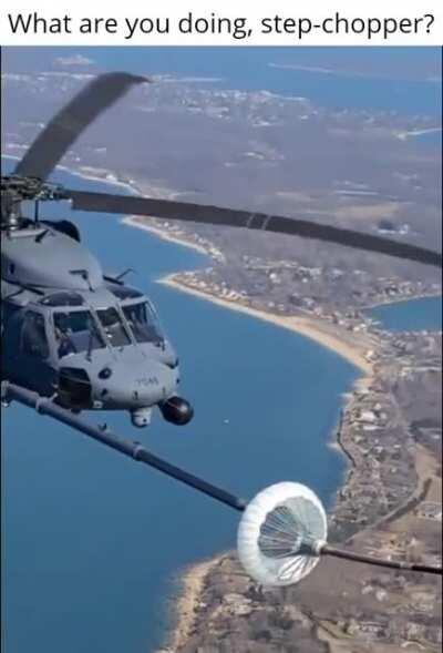 Fun fact: This is how aircrafts get refueled mid-air