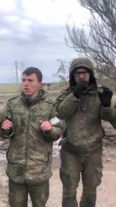 Captured Russian soldiers wanted to go home, but were captured