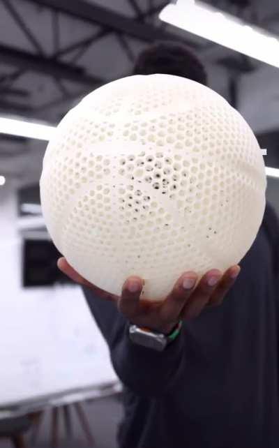 Wilson’s airless basketball prototype