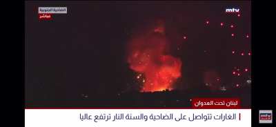 Dahye Beirut Arms Depot Secondary Explosion 