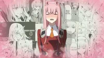 A lil wallpaper i made of Zero Two