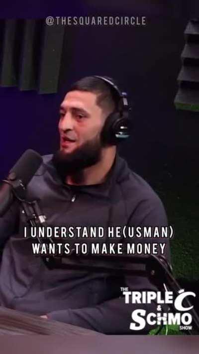 Khamzat on Usman fighting Canelo