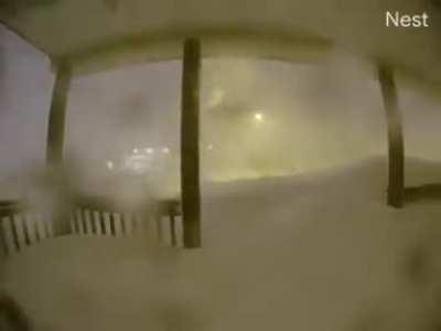 St John's, Canada: 24 hours of a snow storm in 30 seconds