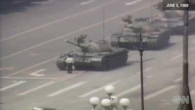 33 years ago today: Man stops convoy of tanks in China during democratic protests '89