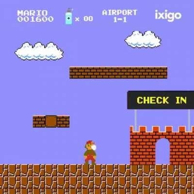 This Mario ad by Ixigo for air travel