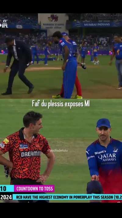 Faf du plessis exposes MI