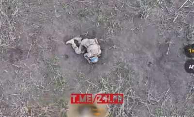 Ukrainian infantry get picked off by Russian drone-dropped munitions, southern flank of Bakhmut, May 2024 (Graphic) 