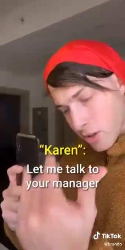 Karen gets the L