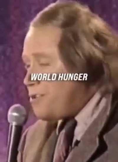 How to solve world hunger