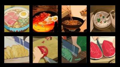 The beauty of Ghibli food