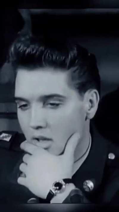 Elvis Presley being asked &quot;Do army life change your mind about Rock n Roll&quot; ,circa 1950s