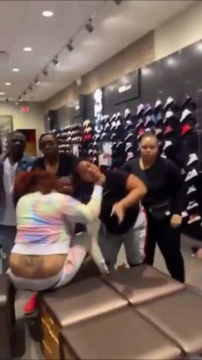 HMF while I act a fool at Foot Locker