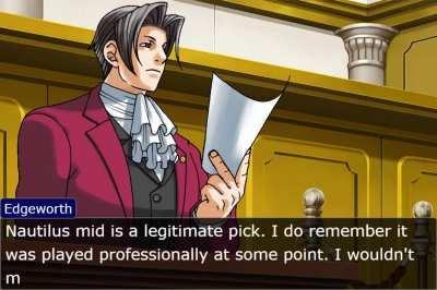 Ace Attorney: Support goes Mid