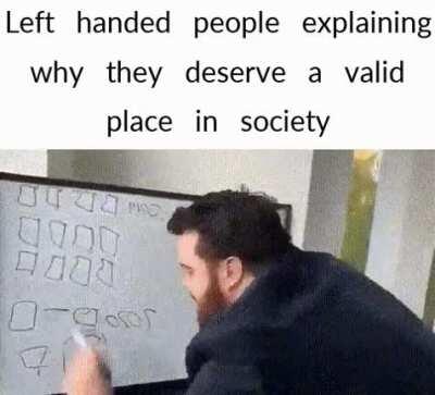 Left handed &quot;people&quot; 🤮🤮🤮