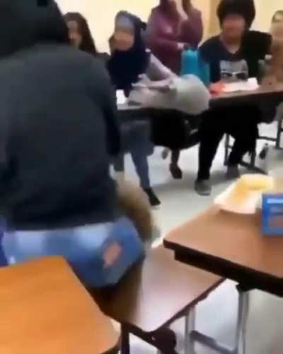 Muslim student is beaten by bully. Consequence arrives