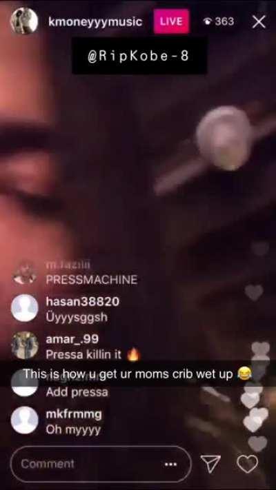 K Money the menace 😭🤦‍♂️🤦‍♂️🤦‍♂️ Tb vid 2017 to his Ig live antics. (Waiting for the netbang ig pages to steal this)